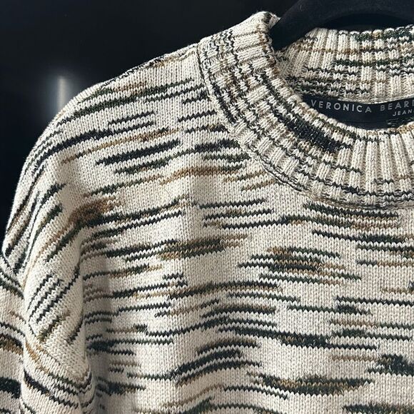 Veronica Beard Gerona Organic Cotton Crewneck Sweater Size M - Picture 7 of 11